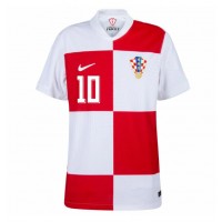 Pánský Fotbalový dres Chorvatsko Luka Modric #10 ME 2024 Domácí Krátký Rukáv